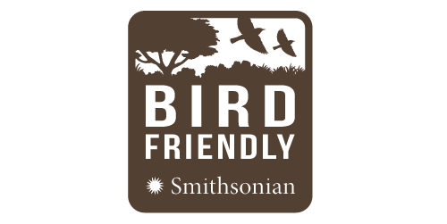 Smithsonian Migratory Bird Center's Bird Friendly seal